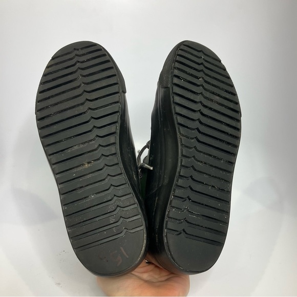 Hunter black dipped lace up boots waterproof rain boots women’s size 8.5 trendy - Picture 7 of 11